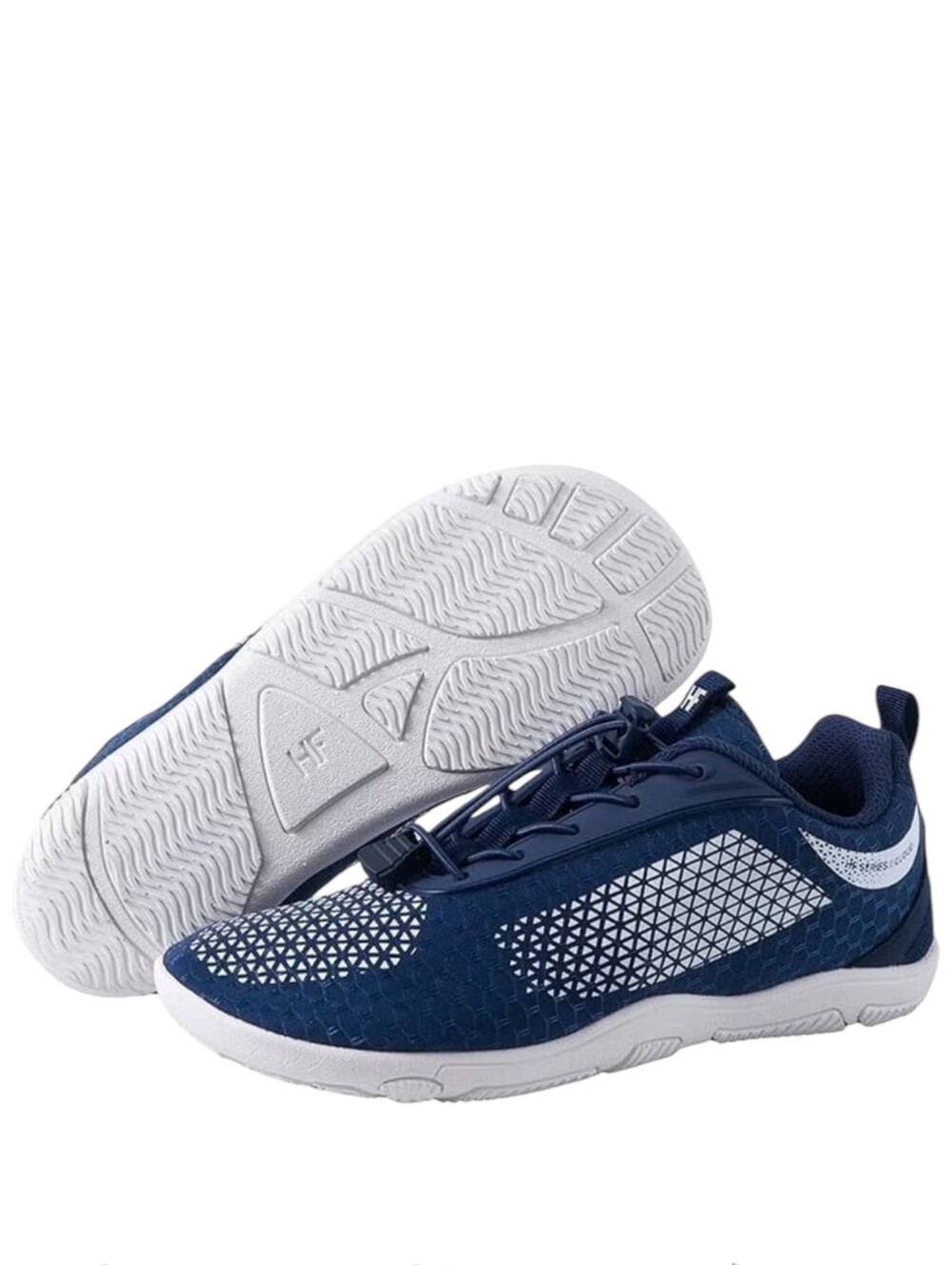 Hike Footwear Batefoot Navy Blue White Cloud Like Unisex Women's 10 - 10.5